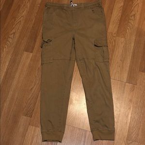 Khaki joggers